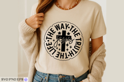 Christian Jesus Minimal SVG PNG Design Product Image 4