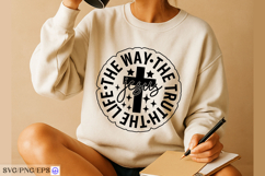 Christian Jesus Minimal SVG PNG Design Product Image 5