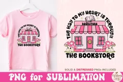 The Way To My Heart Is Through The Bookstore, Cute Bookish Product Image 1