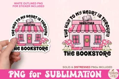 The Way To My Heart Is Through The Bookstore, Cute Bookish Product Image 3