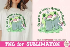 The way to my heart is through the book store Png, Book Png Product Image 1