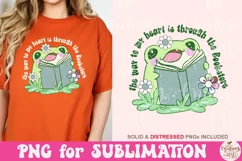 The way to my heart is through the book store Png, Book Png Product Image 3
