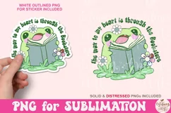 The way to my heart is through the book store Png, Book Png Product Image 4