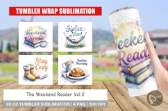 Weekend Reader Quotes Tumbler Product Image 1