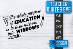 Teacher Quotes SVG | Teacher Design | School Quotes SVG v.1 Product Image 1