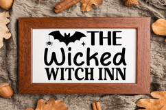 The Wicked Witch Inn Sign SVG, Farmhouse Halloween Sign Product Image 3