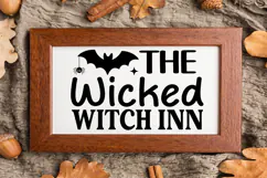 The Wicked Witch Inn Sign SVG, Farmhouse Halloween Sign Product Image 3