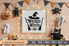The Wicked Witch Inn SVG File | Spooky Halloween SVG Product Image 5