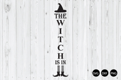 The Witch Is In Halloween SVG, Porch Sign SVG, Halloween SVG Product Image 1