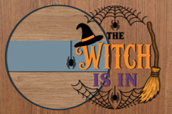 The Witch Is In Halloween Laser Cut SVG Product Image 2