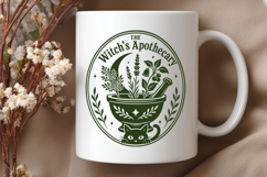 Witchs Apothecary SVG, Green Witch PNG, Herbalist Design Product Image 3