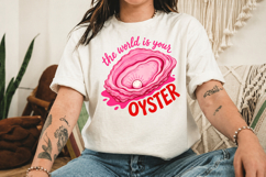 The world is your oyster png, Trendy Positive Quote Product Image 4