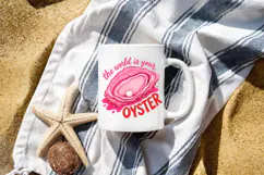 The world is your oyster png, Trendy Positive Quote Product Image 5