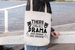 There Will Be Drama SVG I Theatre Shirts SVG I Drama Club SV Product Image 2
