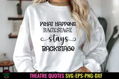 What Happens Backstage SVG I Theatre Shirts SVG Product Image 1