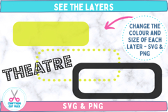 Theatre Vintage Style Lights Sign Expanded layers example
