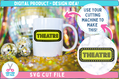 Theatre Vintage Style Lights Sign Mug Craft Example