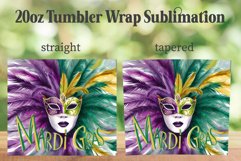Fat Tuesday 20oz Tumbler PNG, Mardi Gras Tumbler PNG Product Image 2