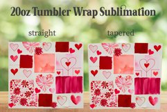 Abstract Valentine&#039;s Day 20oz Tumbler PNG, Art Love Tumbler Product Image 2