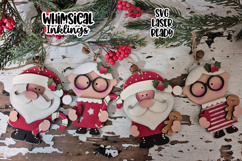 The Little Clauses Ornaments Laser SVG Product Image 1