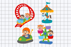 Amusement park Elements 3D SVG Product Image 2