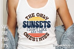 Sunset Tshirt Svg Design, Sunset Cut Files, Sunset Quote Svg Product Image 1