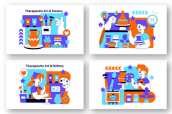 10 Therapeutic Art and Pottery Illustration Product Image 2