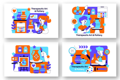 10 Therapeutic Art and Pottery Illustration Product Image 3