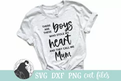 Mum SVG, There Are These Boys and They Call Me Mum SVG Product Image 2