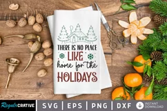 There is no place like SVG, Kitchen towel SVG Design Product Image 1