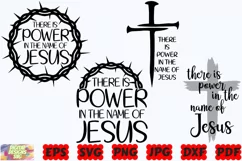 There Is Power In The Name Of Jesus SVG | Jesus SVG | Power Product Image 3