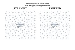 There is Snowbody Like You Christmas skinny tumbler sublimation wrap with high resolution 300 DPI and transparant background perfect for 20oz and 30oz skinny tumbler