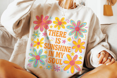 There is Sunshine in My Soul PNG, Summer Vibes PNG, Floral Product Image 2
