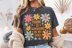 There is Sunshine in My Soul PNG, Summer Vibes PNG, Floral Product Image 3