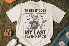There It Goes My Last Flying Fck Halloween Funny PNG, Product Image 2