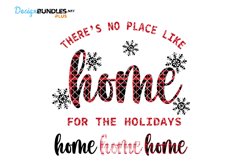 Home for the Holidays SVG, Christmas SVG, Christmas Sign SVG Product Image 2