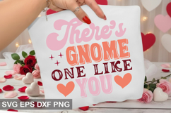 There's gnome one like you - Retro Valentine' Day Design Product Image 1