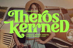 Theros Kerrned Groovy Retro Casual Serif Display Product Image 1
