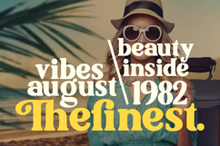 Theros Kerrned Groovy Retro Casual Serif Display Product Image 2