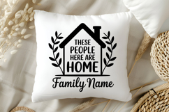 These People Here Are Home SVG | Family Reunion SVG | Family Product Image 5