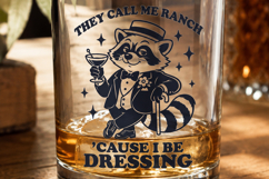 They Call Me Ranch Cause I Be Dressing SVG, Funny Raccoon Product Image 3