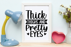 Thick Thighs and Pretty Eyes SVG | Baby SVG | Newborn SVG Product Image 4