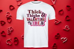 Thick thighs and valentine vibes Sublimation PNG Product Image 2