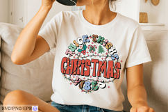 Thick Thighs Christmas Vibes SVG PNG T-shirt Design Product Image 2