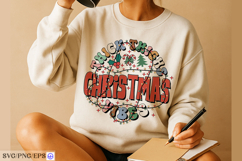 Thick Thighs Christmas Vibes SVG PNG T-shirt Design Product Image 4