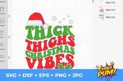 THICK THIGHS CHRISTMAS VIBES C