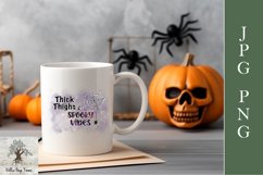 Thick Thighs and Spooky Vibes Digital Download JPG and PNG Product Image 2