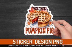Thick thighs pumpkin Stickers PNG Product Image 1