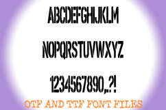 Thin Army Stencil Lettering ABC Font Typeface Alphabet OTF Product Image 2