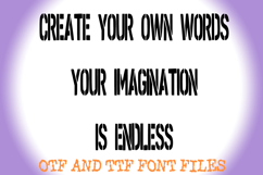 Thin Army Stencil Lettering ABC Font Typeface Alphabet OTF Product Image 3